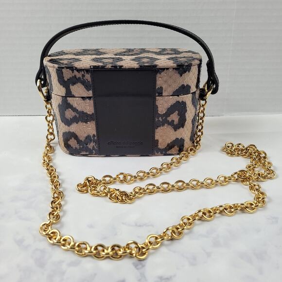 Delicate Pink Snakeskin Officina del Poggio Micro Safari Bag - Picture 8 of 16